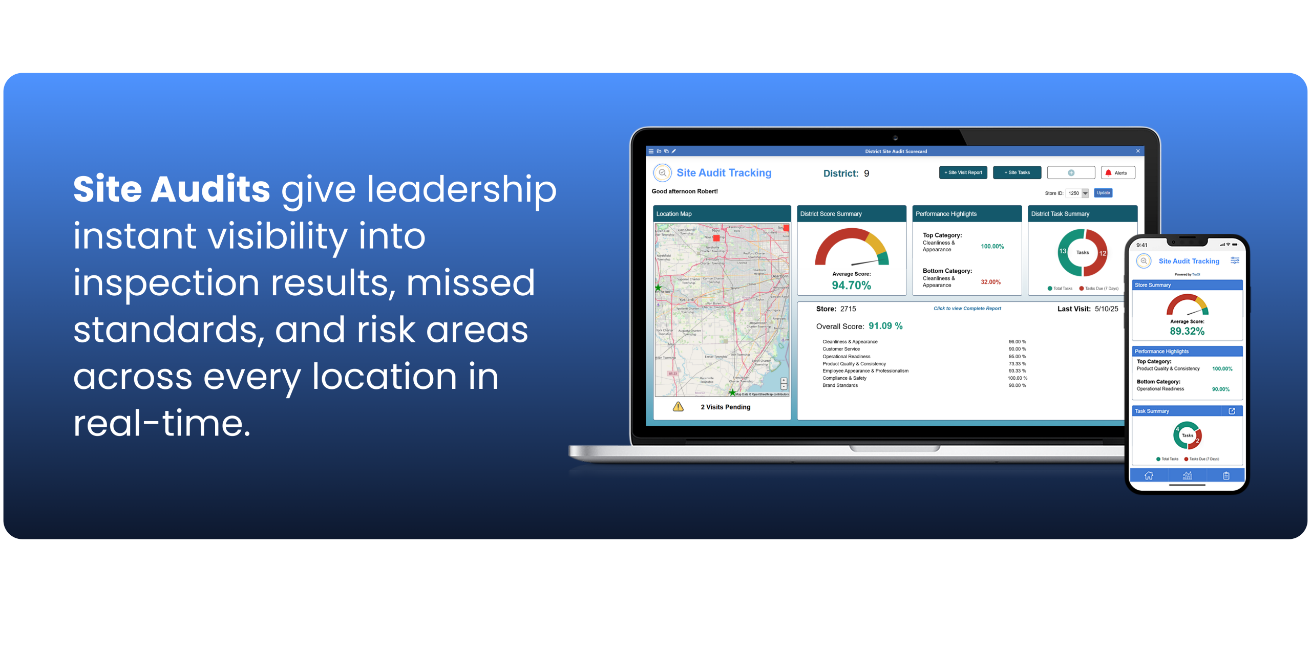 Multi-unit operations and franchise visibility